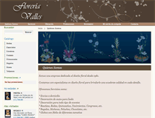 Tablet Screenshot of floreriavalles.com.mx